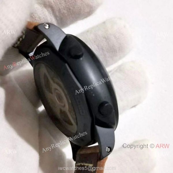 Panerai Luminor FLYBACK Black Case Watch PAM580