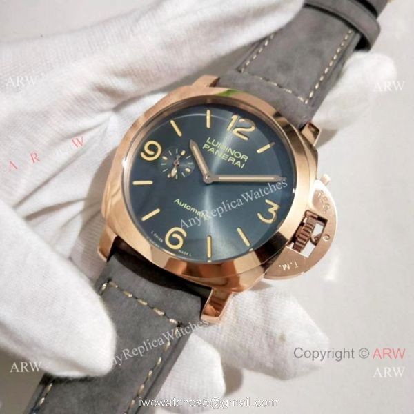 Newest Replica Panerai Luminor Due Rose Gold Watch PAM00677