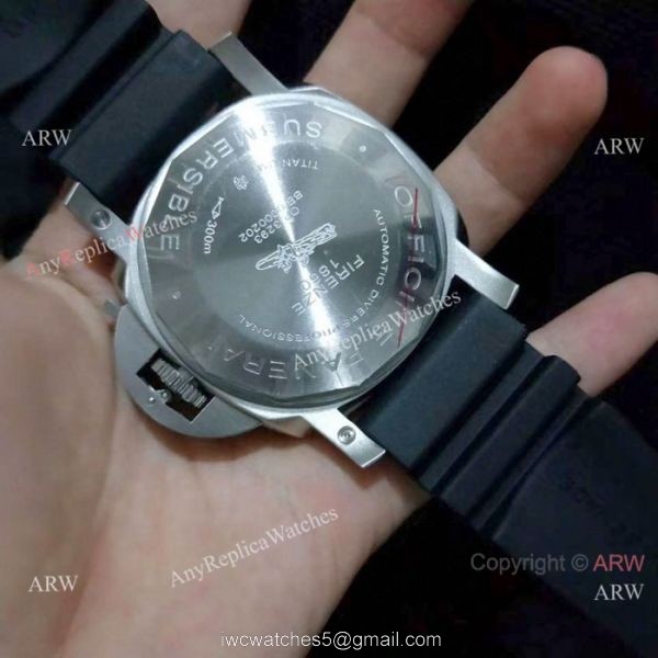 New Copy Panerai Luminor Submersible SS Black Dial Watch PAM1305