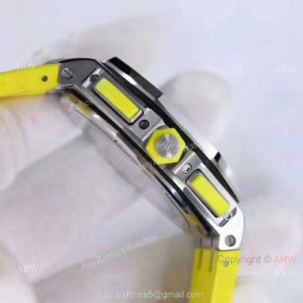 NEW Replica Audemars Piguet Royal Oak Offshore Watches SS Yellow Dial