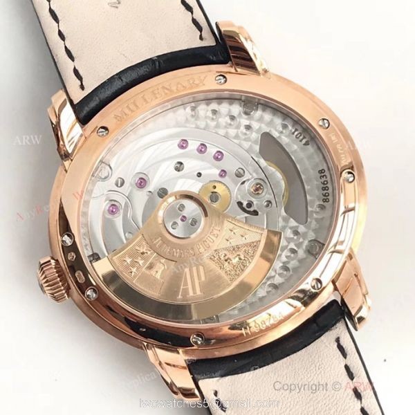 Swiss Copy Audemars Piguet Royal Millenary Rose Gold Diamond Watches 4101 Movement