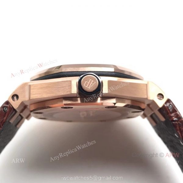 Swiss Grade Replica Audemars Piguet Divers 3120 Watch Rose Gold Black Bezel