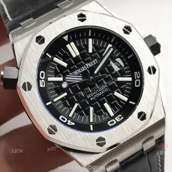 BF Replica Audemars Piguet Divers Swiss 3120 Watches Stainless Steel White Face