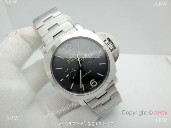 AAA Copy Panerai Luminor Due Stainless Steel Gray Dial Watch / Panerai PAM 904