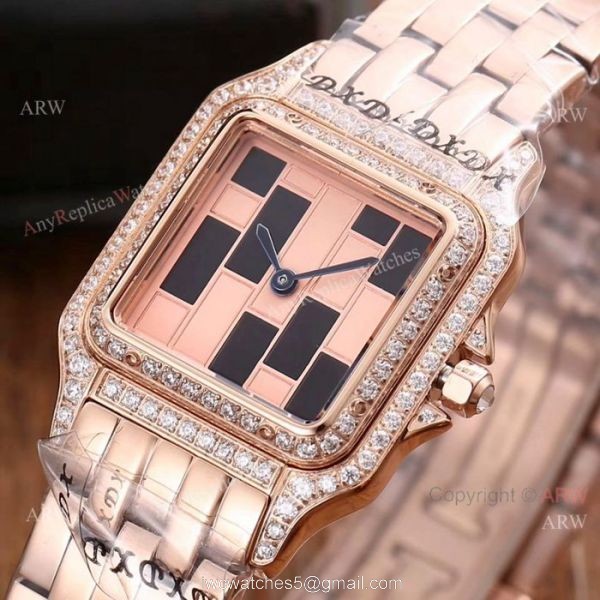 New Fake Cartier Panthere Limited Edition Watches Two Tone Rose Gold