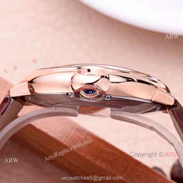 New Style Rose Gold Cartier Ballon Bleu De Moon Phase Automatic Watch