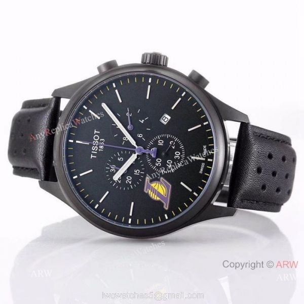 Copy Tissot NBA Teams Special New York Knicks Chronograph Black Watches