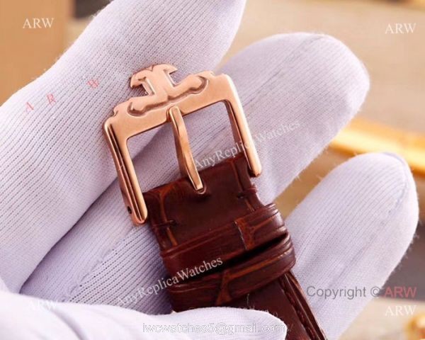 High Quality Jaeger-LeCoultre Flying Tourbillon Watch Rose Gold White Dial