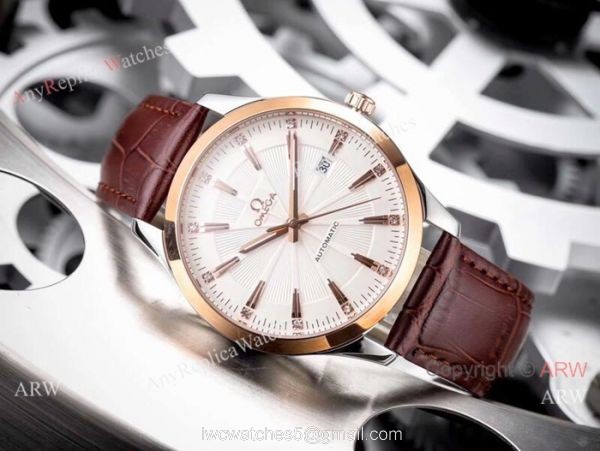 New Replica Omega Automatic Watches SS Gold Markers