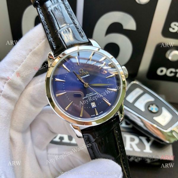 Fake Omega Seamaster Co-Axial SS Silver dial watches Automatic Movement