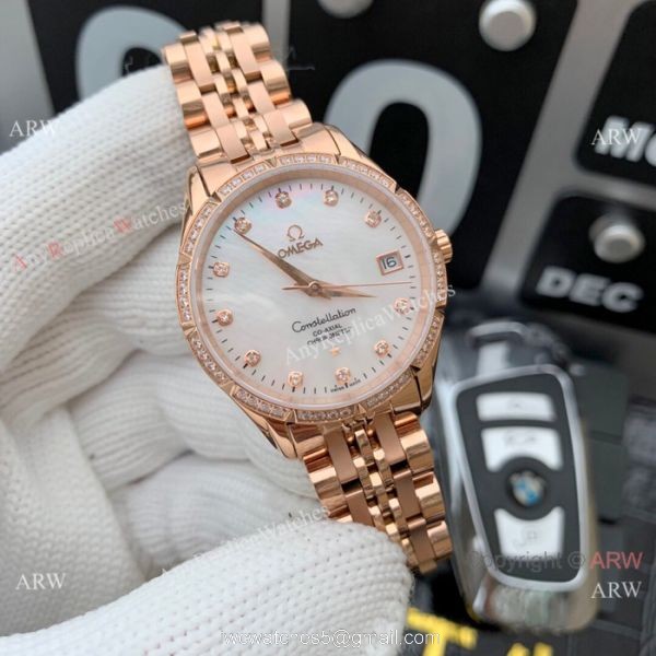 Swiss 8215 Omega Constellation Lady Watches Stainless steel