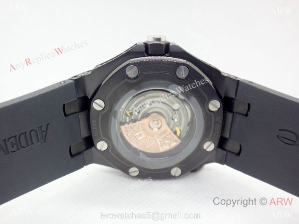AAA Replica Audemars Piguet Iced Out Watch / Royal Oak Offshore Diver All Black
