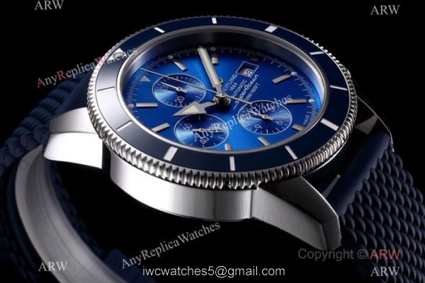 Swiss Replica Breitling Superocean Heritage Blue Watch 7750 Movement