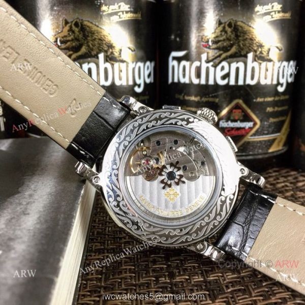 Fake Patek Philippe Geneve Complications 43mm Watch Tattoo case