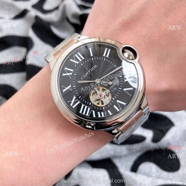 Ballon Bleu de Cartier 82S5 Replica Watch Two Tone Rose Gold Swiss Quality