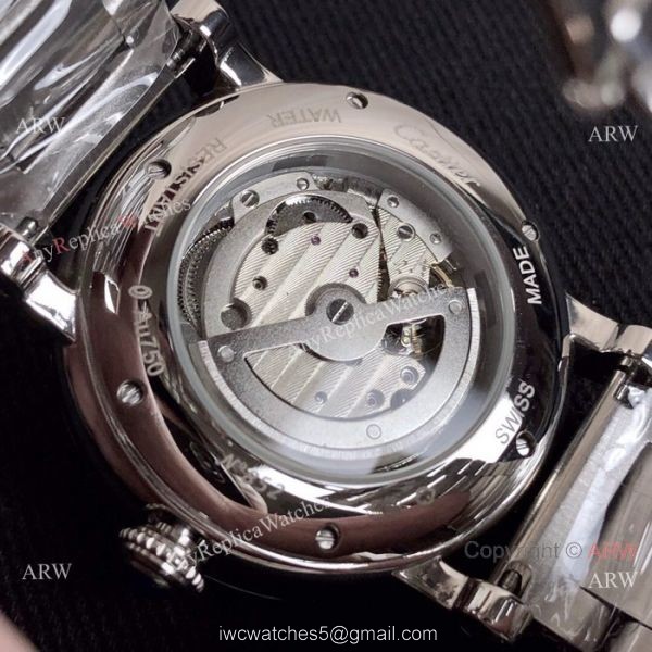 New Cartier Rotonde de Moon phase Stainless Steel Black Watch 40mm