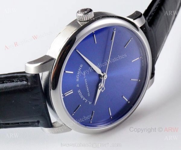 Highest Quality A.Lange Sohne Saxonia Thin Swiss 9015 Men Watch