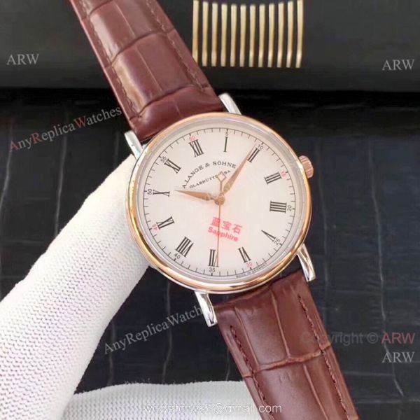 Copy A.Lange Sohne Black Dial Men Watches Swiss Quality