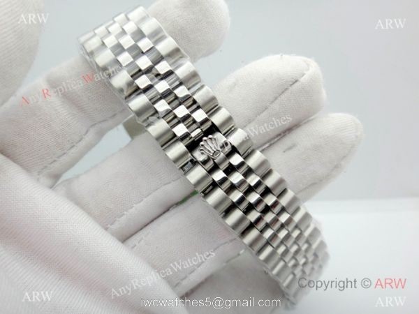 Copy Rolex Datejust Jubilee Stainless Steel Black Dial 40mm Watch