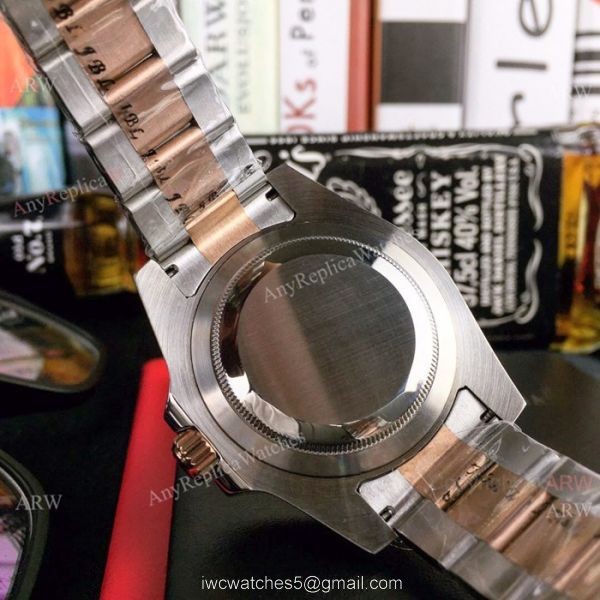 UR Factory Copy Rolex GMT 2018 &8216;Root Beer Watch Two Tone Rose Gold