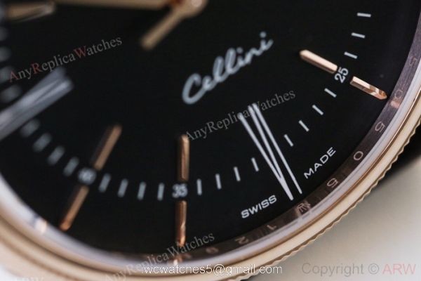 Swiss 3132 Rolex Cellini 39mm Watch Rose Gold Rolex Geneve Fake watch