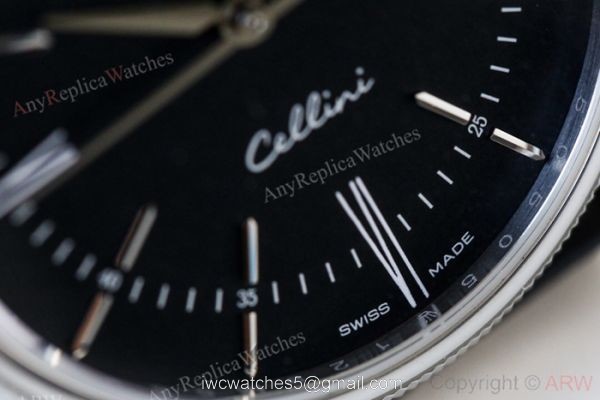 Swiss 3132 Rolex Geneve Cellini Time SS White Dial Watch