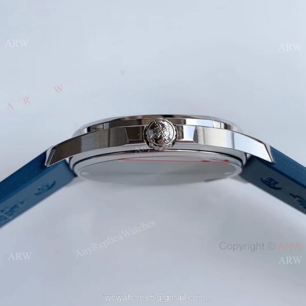 JJF Swiss Replica Patek Philippe Aquanaut Luce SS Blue Dial Watch 35mm