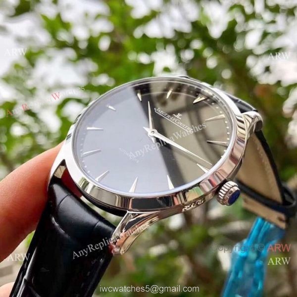 New Copy Jaeger-LeCoultre Master Ultra Thin SS Silver Dial Watch