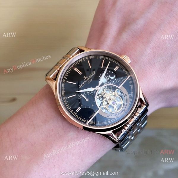 Jaeger-LeCoultre Master Tourbillon Moonphase 2-Tone Rose Gold Watch