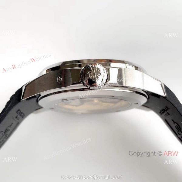 (GR) Swiss Replica Patek Philippe Aquanaut Travel Time Men Watch SS Gray Dial