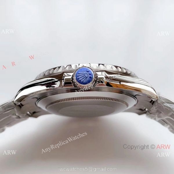 Noob factory Rolex Yacht-Master Stainless Steel Blue Face Watch V3 Version