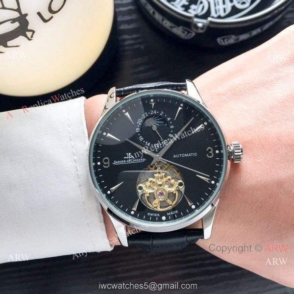 Copy Jaeger LeCoultre Flying Tourbillon Rose Gold watch Mens