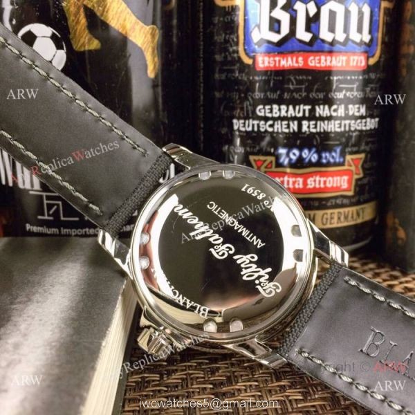 2019 Replica Blancpain Fifty Fathoms 300m SS Black Dial Watch Swiss Quality