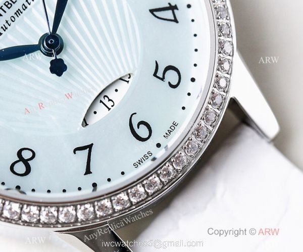 Swiss Montblanc Boheme Date SS Watch 33mm Women Mont Blanc Bracelet Replica