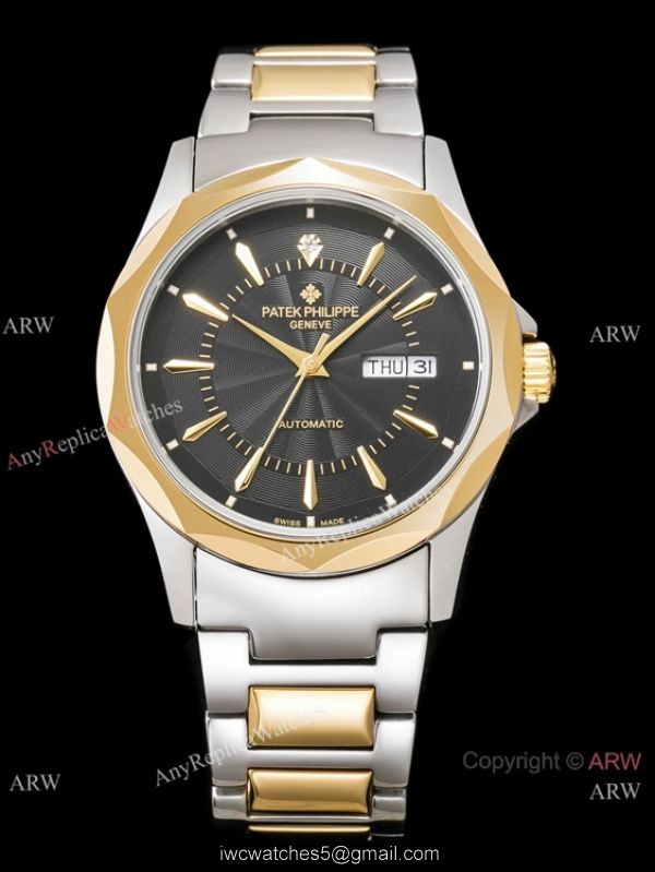 Newest Fake Patek Philippe Geneve 904L Silver Steel White Dial Watch