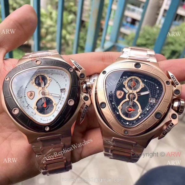Copy Tonino Lamborghini Spyder 8901 Chronograph watch Stainless Steel