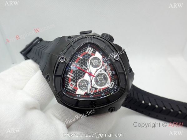 AAA Quality Replica Lamborghini Spyder 124BBR Watch Solid Black
