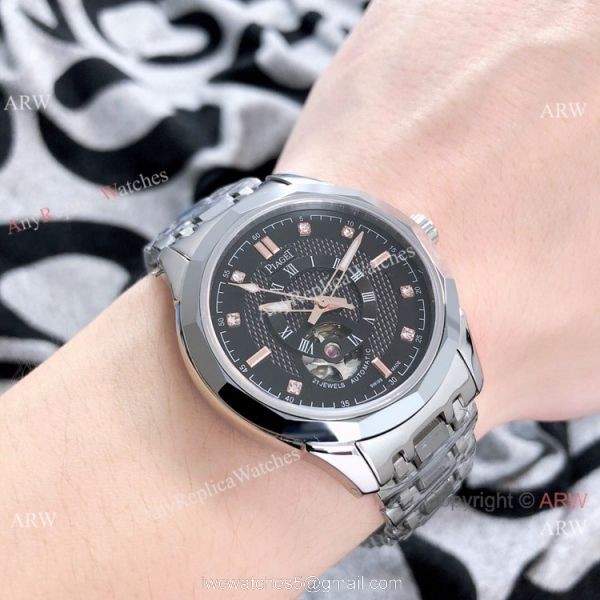 Best Replica Piaget Tourbillon Watches Sapphire glass Stainless Steel