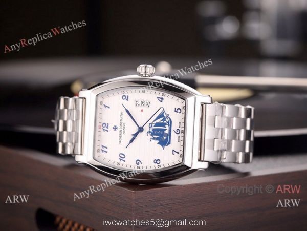 High Quality Vacheron Constantin Malte Stainless Steel Black Dial Watch