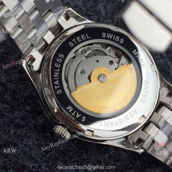 Replica Vacheron Constantin Geneve Automatic Watch SS Black Face