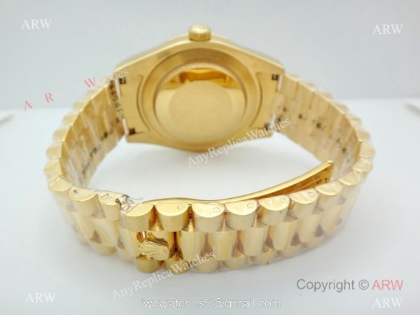 Replica Rolex Presidential Diamond Day-Date 40mm Yellow Gold Watch