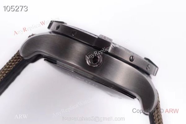 GB Factory Breitling Avenger Seawolf II Boelcke Limited Edition Copy Watch Black Steel Green Band