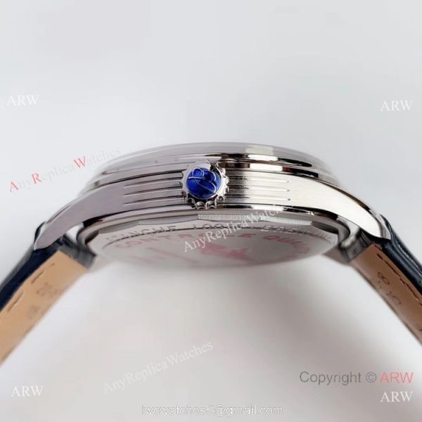 Grade A Replica Breitling Premier Blue Dial Blue Leather Strap Watch