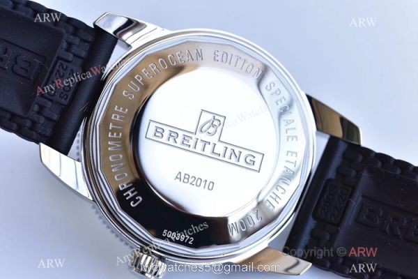 (GF) Replica Breitling Superocean Heritage II 9015 Watch Black Rubber Strap