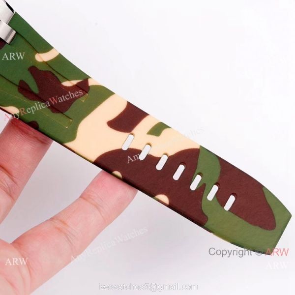 2019 Copy Audemars Piguet Royal Oak Offshore Watch SS Camouflage Strap