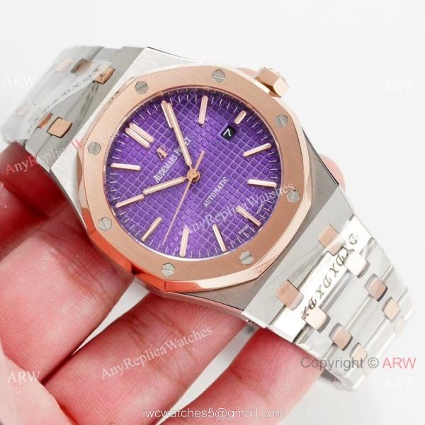 Audemars Piguet Royal Oak Selfwinding 2-Tone Rose Gold Watches Copy