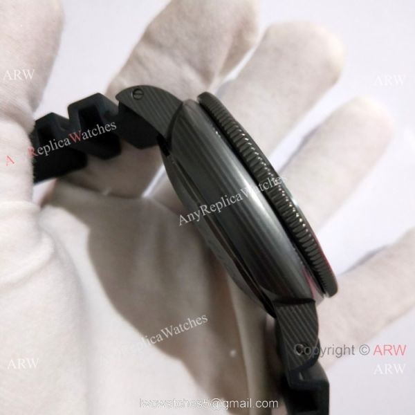 Replica Panerai Submersible Rubber Strap Carbotech Carbon PAM 960