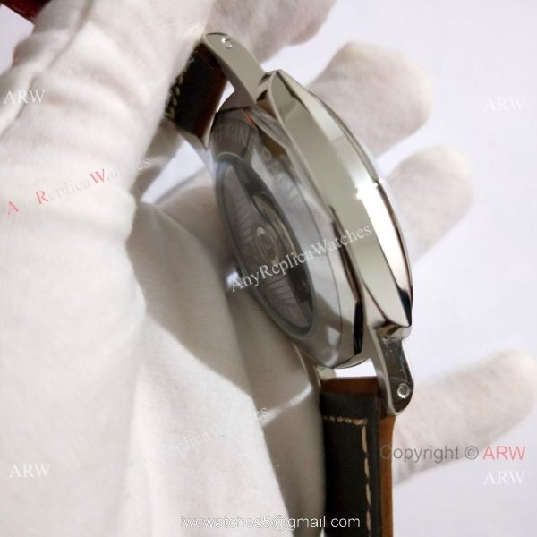 Best Copy Radiomir Panerai SS Brown Leather Strap Watch PAM 619