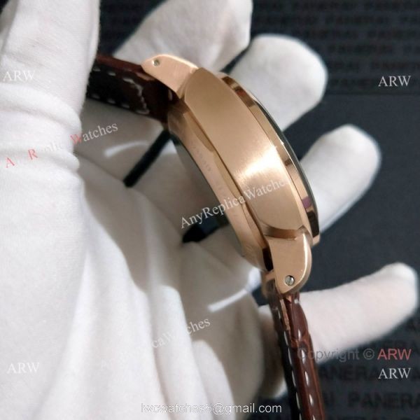 Best Quality Panerai Luminor Marina Rose Gold 44mm Copy Wristwatch