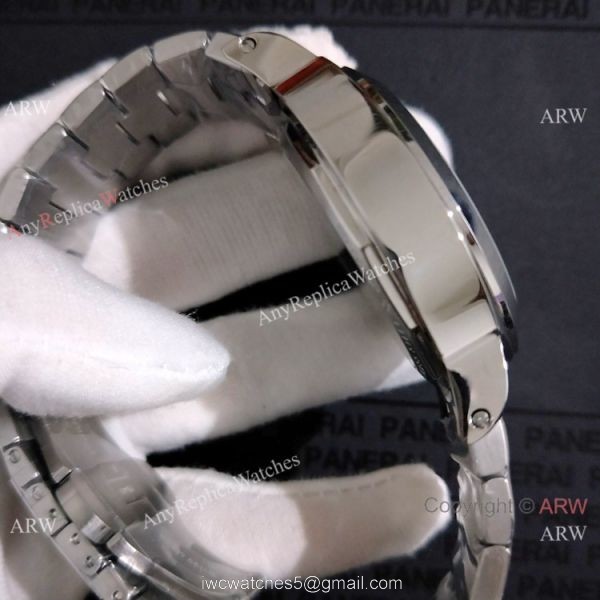 AAA Quality Panerai Luminor Marina 44mm Watch Stainless Steel White Face